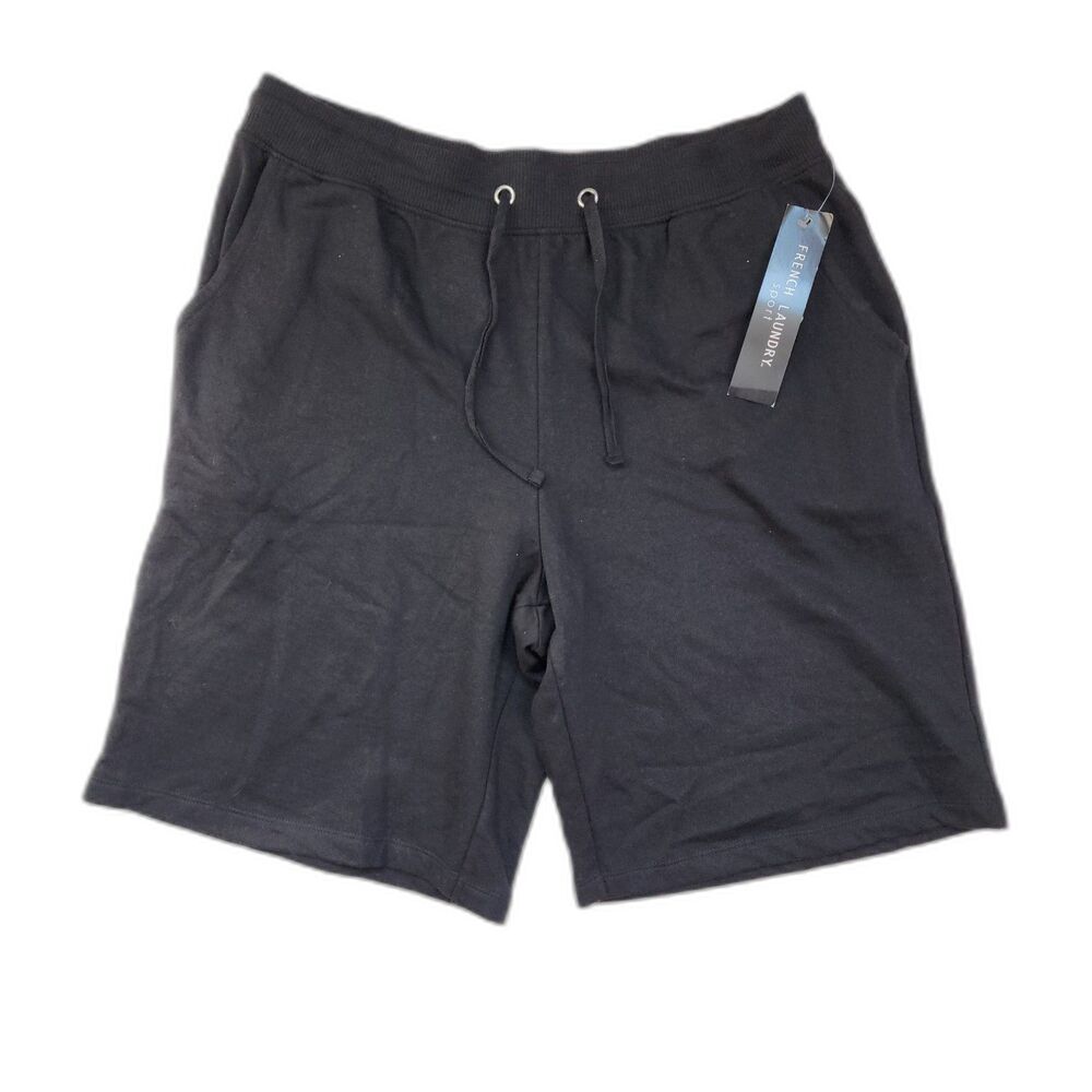 French Laundry Sport Black Pocket Shorts NWT